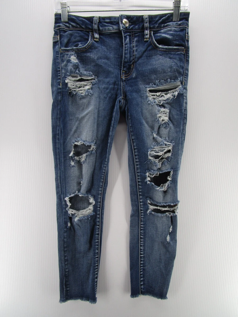 American eagle jegging best sale crop super super stretch