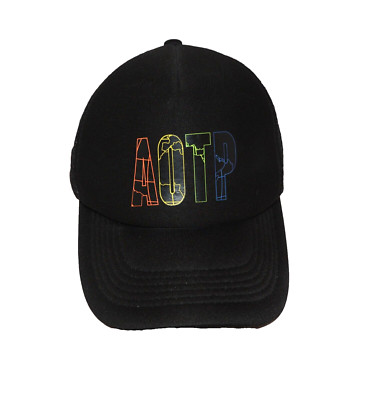 Baseballkappe KSI AOTP All Over The Place Tour schwarz Mesh Druckknopflasche Erwachsene