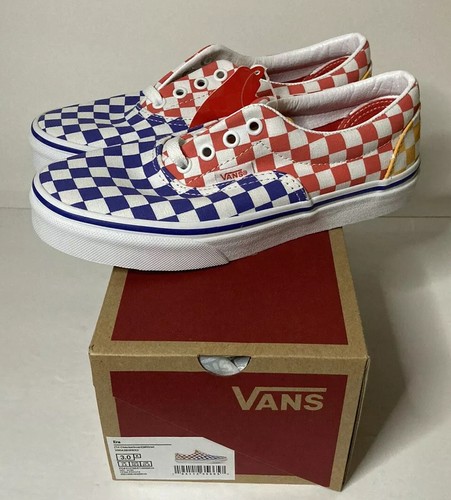 red checkered vans size 3