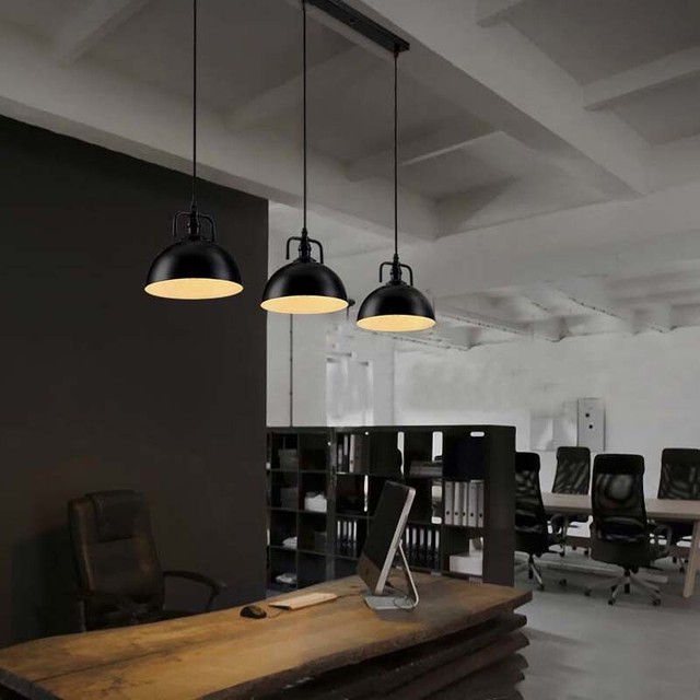 Industrial 3 Lights Pendant Lamp Shade Nautical Kitchen Island