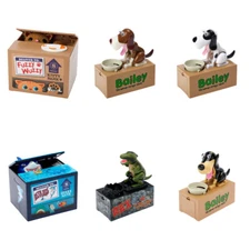 **Leading Edge Battery Operated Bailey Toy Bank (Cat, Dog, Shark or Dinosaur)