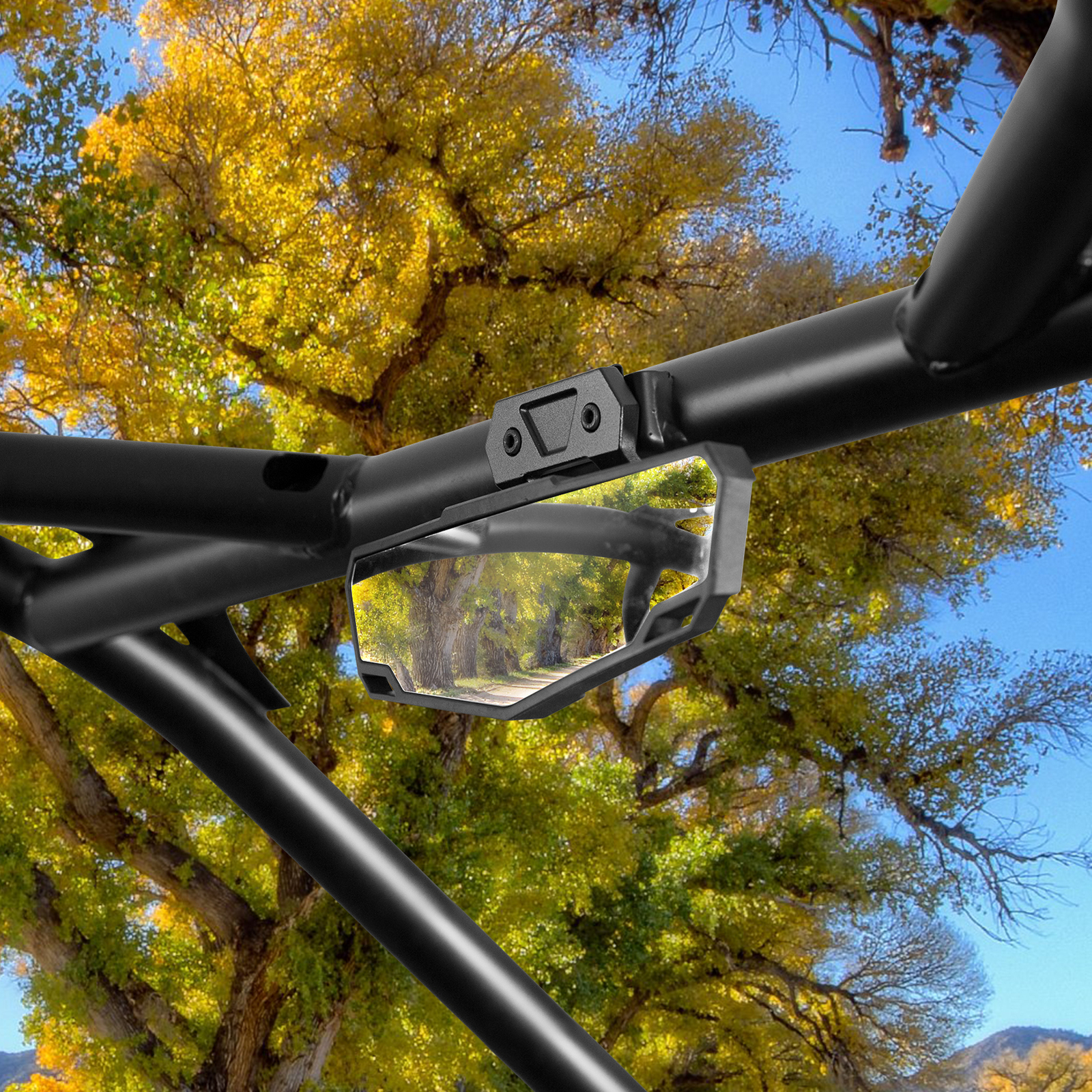 UTV Convex Rear View Center Mirror For Polaris RZR PRO XP Turbo/Pro R ...