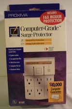 PROXIMA W100T COMPUTER GRADE SURGE PROTECTOR WALL PLUG IN