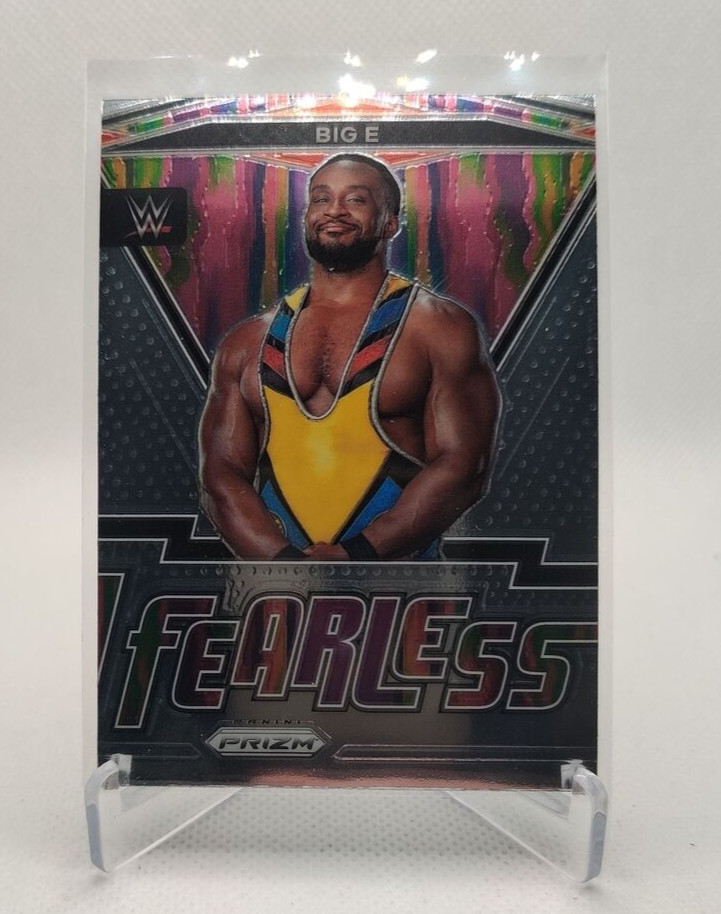 2022 PANINI PRIZM WWE FEARLESS #1 BIG E wrestling card