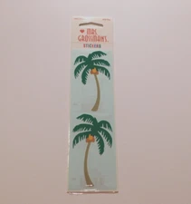 Mrs. Grossman's Lot 3 Strips Brand New in Package Palm Tree Stickers