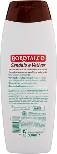 12er-Pack Borotalco Bagnodoccia Sandalo Duschgel Sandelholz und Vetiver 500ml - Bild 3 von 8