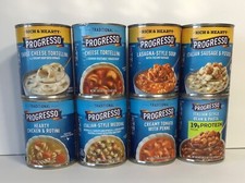 8 CANS Progresso Variety Italian Soup Pack 19 oz FREE SHIPPING 