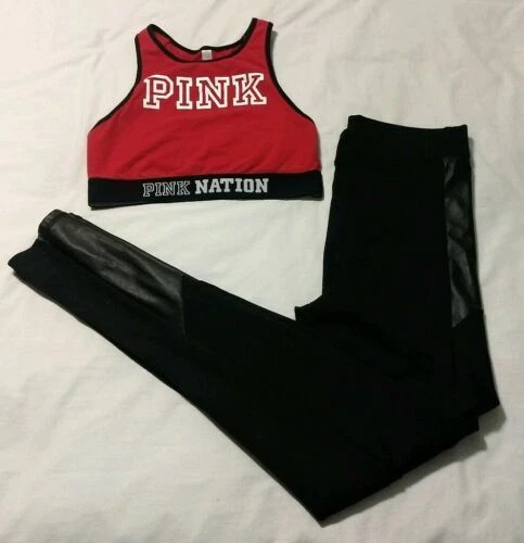 PINK Viscose Leggings for Women