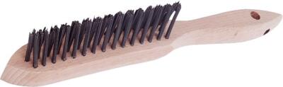LESSMANN Kehlnahtbürste Stahldraht glatt 0,35mm3x15mm