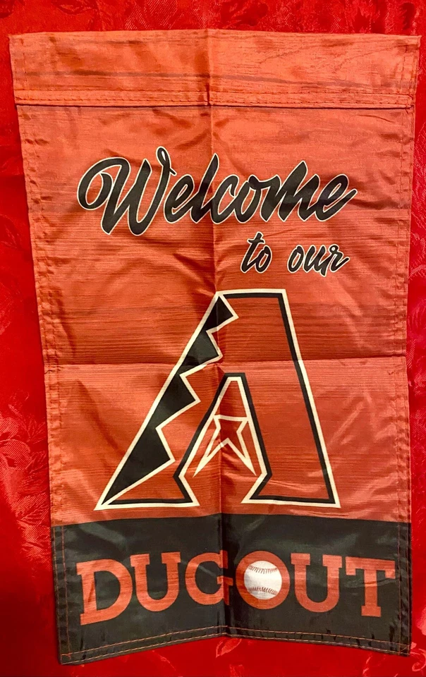 Arizona Diamondback Dugout Double Sided Garden Flag 12” x 18” MLB New In Package - Image 4 of 4