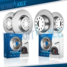 312mm Front and 282mm Rear Brake Rotors for A3 Q3 Quattro CC Eos Jetta Passat