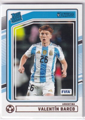 2024-25 Panini Donruss Soccer No. 185 Valentin Barco Rated Rookie