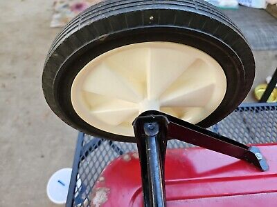 VINTAGE RADIO FLYER 90 RED WAGON, METAL, 34 VINTAGE RADIO FLYER 90 RED WAGON, METAL, 34