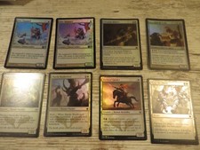 8x FOIL White Humans & Soldiers Lot - Elite Vanguard & Mardu Woe-Reaper + MORE