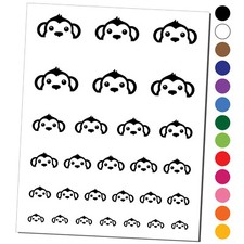 Peeking Monkey Temporary Tattoo Water Resistant Set