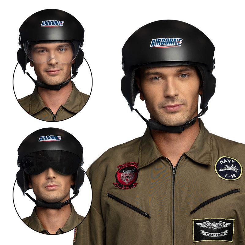 Boland Airborne Fighter Pilot Helmet Adult Fancy Dress