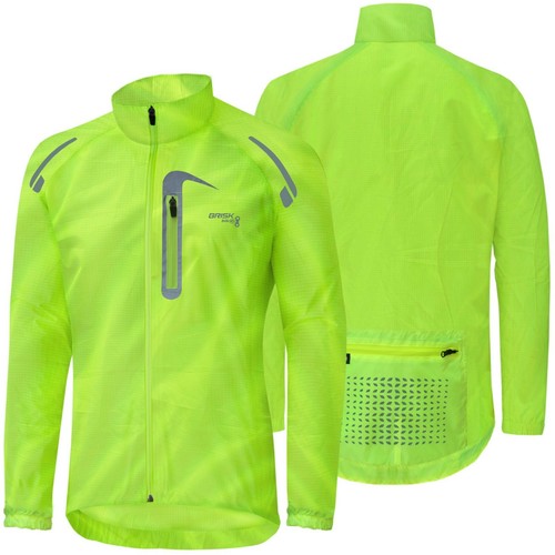 Brisk Bike Cycling Rain Jacket Lightweight Unisex Cycling Rain Jackets - Picture 7 of 10