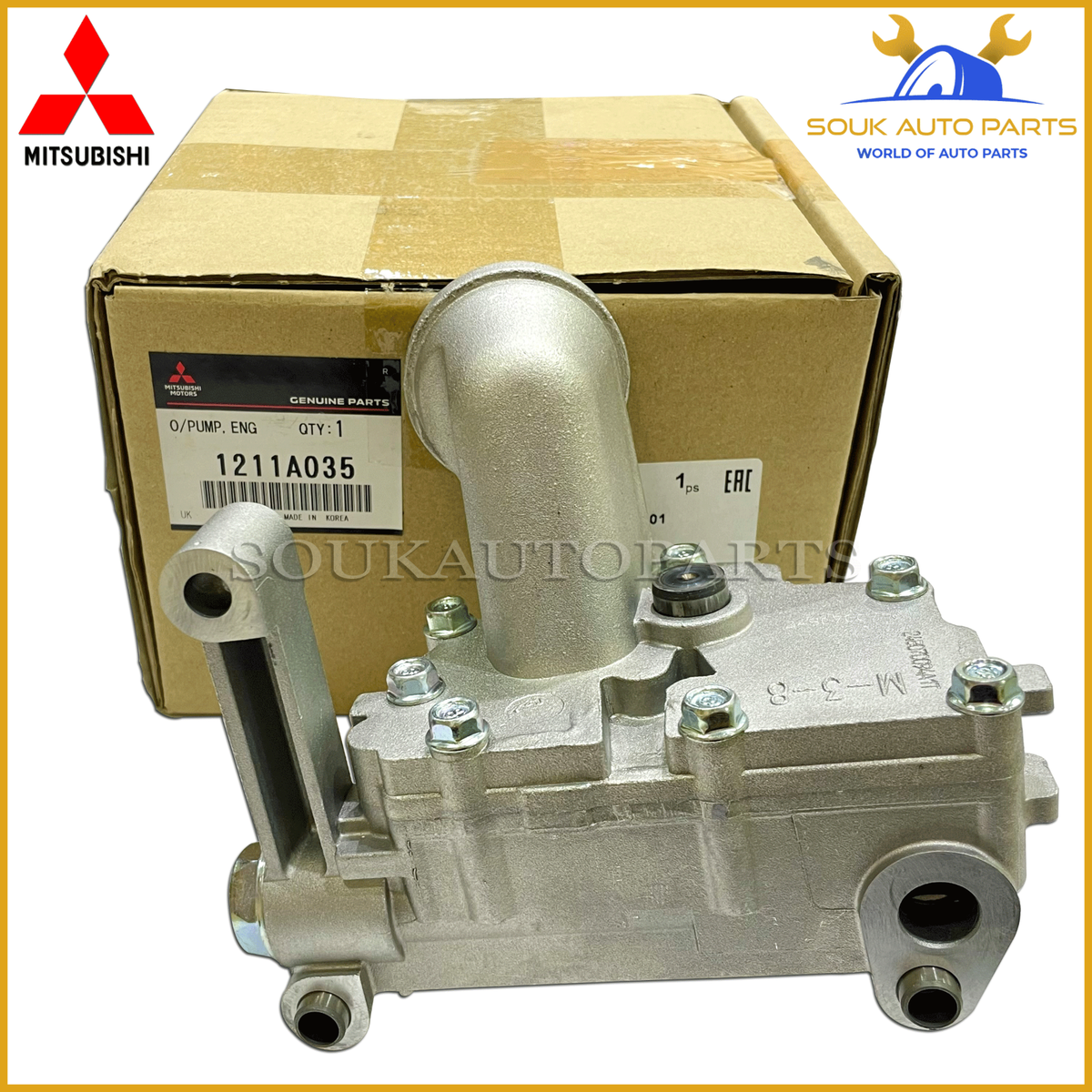1211A035 Genuine Mitsubishi ENGINE OIL PUMP ASSY 4B11 LANCER