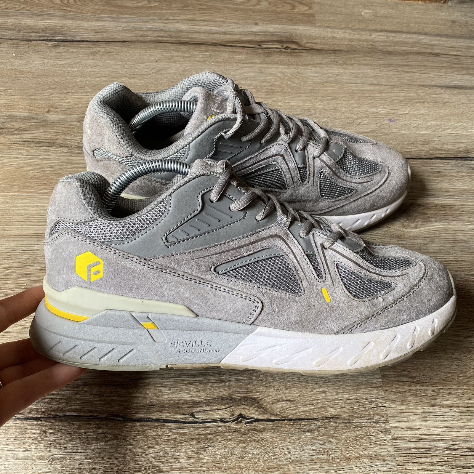 SAOLA Scarpe sneakers uomo Fitville Rebound Core grigio taglia 9 5 scamosciate