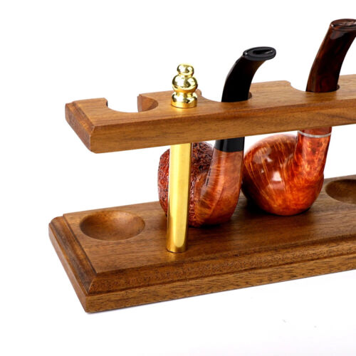 Wooden Tobacco Pipes Stand Rack Display for 7 Tobacco Smoking Pipe Collection - Picture 5 of 8