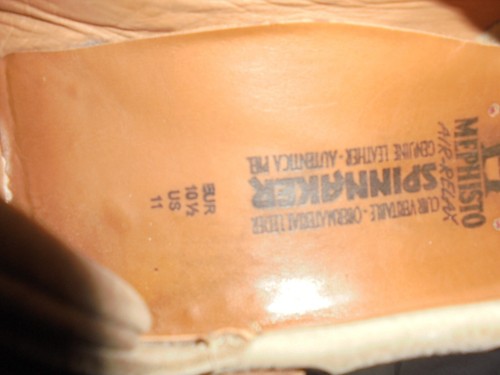 ZAPATOS DE BARCO MEPHISTO HOMBRE CUERO MARRÓN CON CORDONES 2 OJOS TALLA REINO UNIDO 10.5 EU 44.5 EN MUY BUEN ESTADO - Imagen 11 de 11
