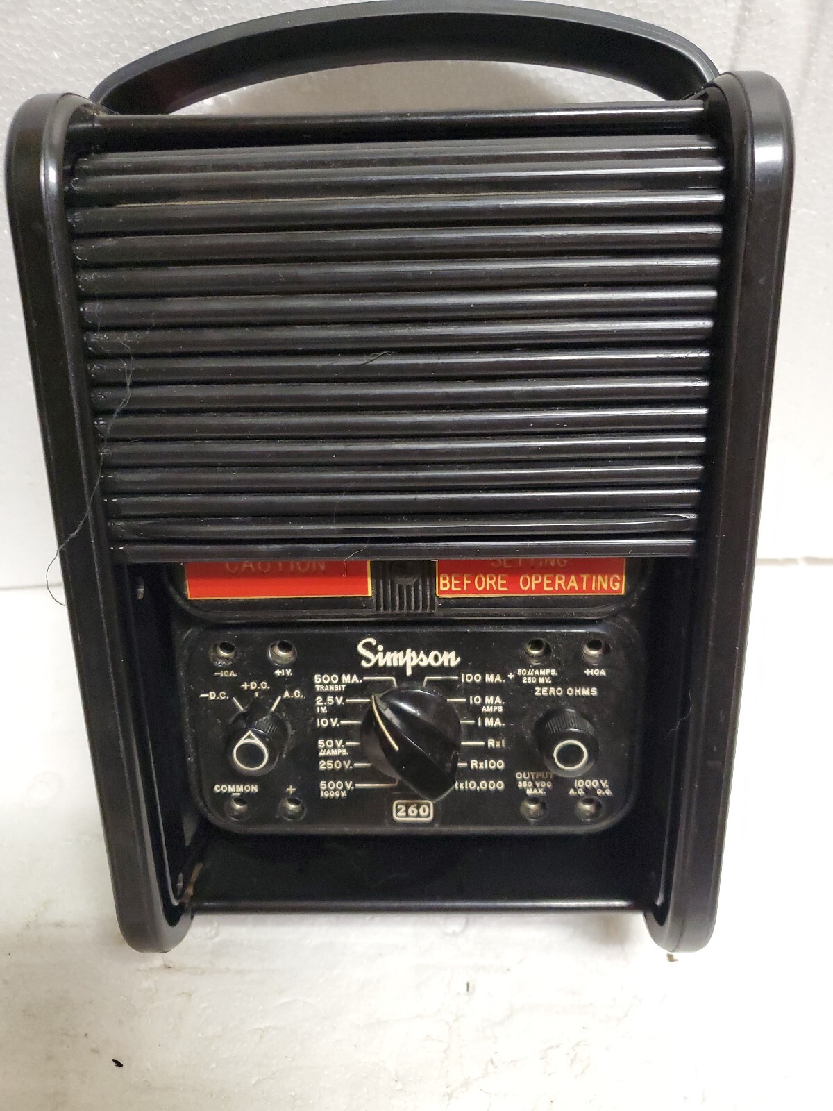 Simpson 260 Multimeter, Installed New Battery, And Tested The Meter ...