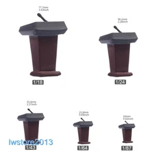 Speech Podium Desk Scene Props Miniatures Figures Model For Cars Vehicles Toys
