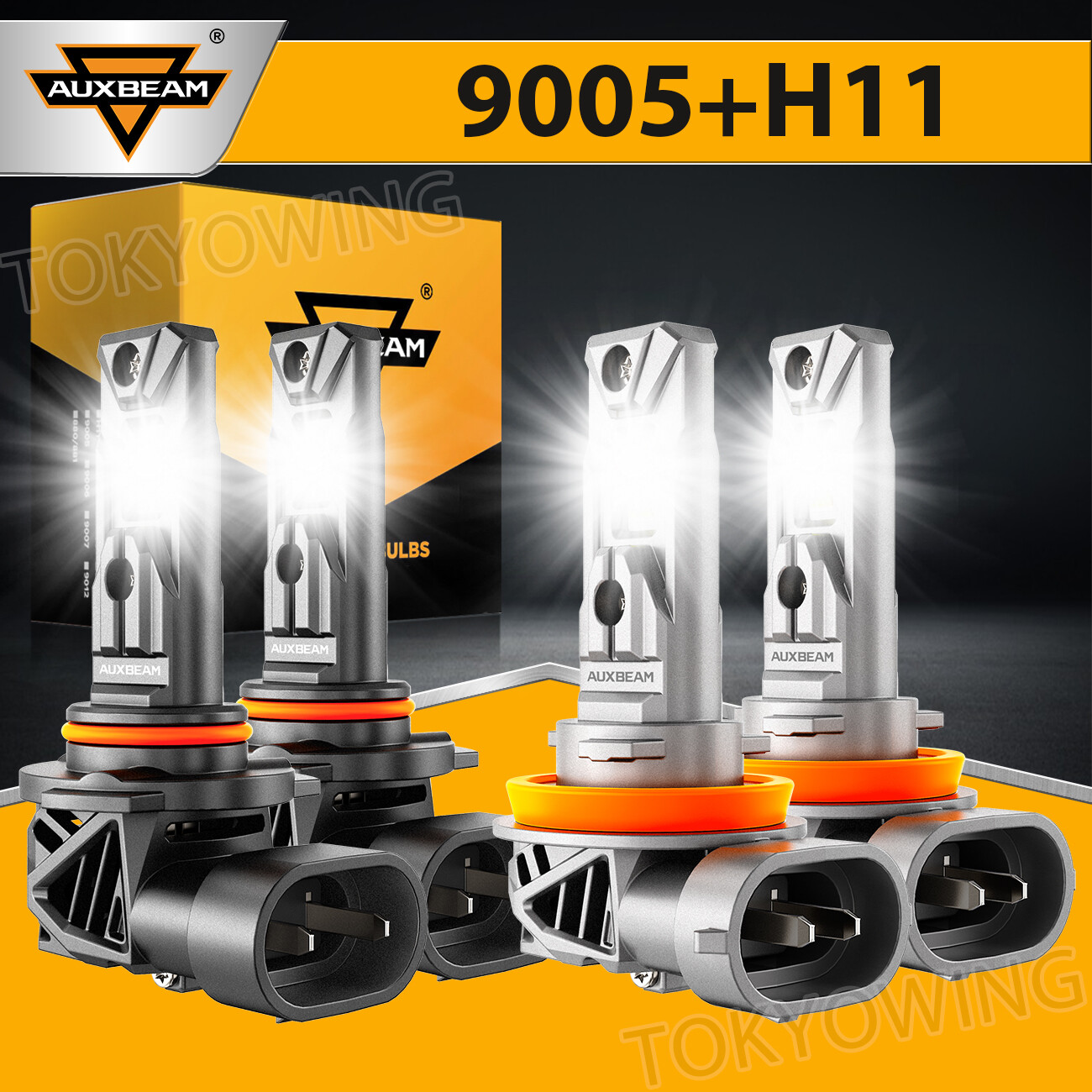 For Chevrolet Suburban 2015-2025 AUXBEAM 1:1 LED Headlight Hi/Lo Beam Fog Lights
