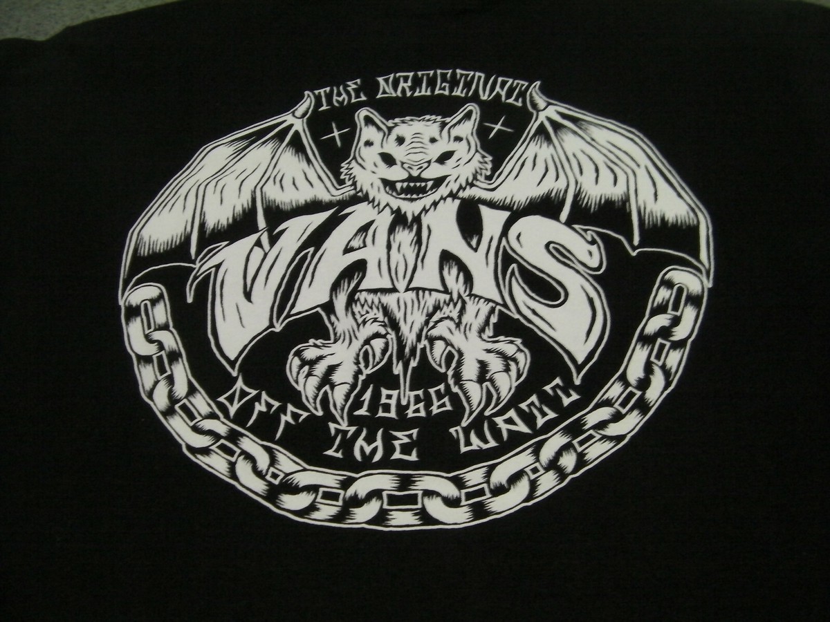 NEW Vans Vintage- 'Off the Wall' 1966 'Bat Picture' Unisex T-shirt