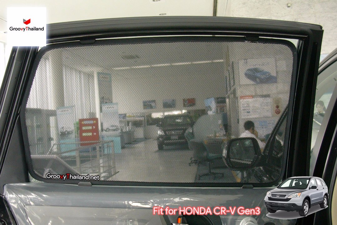 6 PCS SET FOLDABLE MESH CURTAIN BLIND SUN SHADE ASSEMBLY FIT FOR HONDA