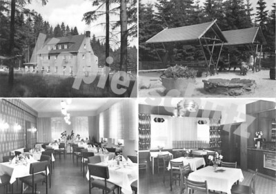 Geyer AK Kreis Annaberg Gaststätte Ferienheim Waldhaus Ansichtskarte