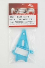 NSR 1261 Triangular Anglewinder Long Can Motor Mount Soft, Blue