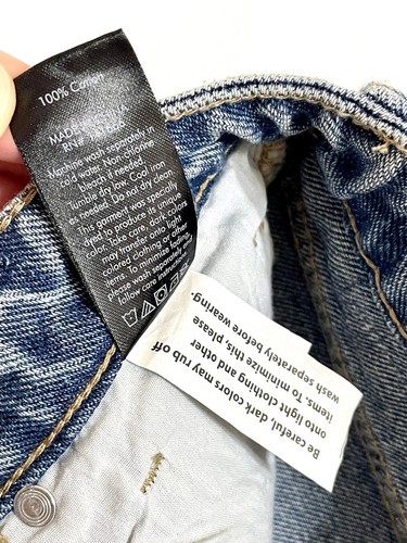 Kendall + Kylie The Icon Distressed Boyfriend Jeans Crop Ripped Sz 27 NWT - Bild 14 von 14