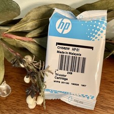 Genuine HP 61 Tri-color Ink Cartridge (CH562W) Factory Sealed