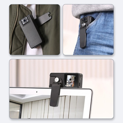 Mini Body Kamera HD 1080P Clip Audio Video Recorde 180° drehbar Infrarot Nacht - Bild 12 von 24