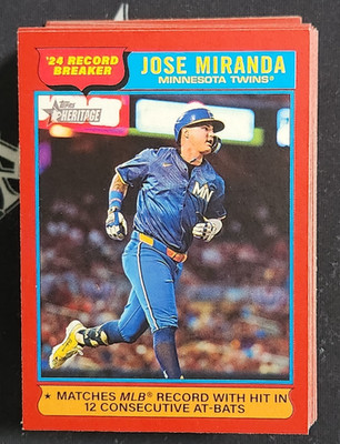 2025 Topps Heritage Red Border You Pick from List