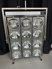 2x Profi Stadionbeleuchtung /Flutlichtanlage– 12x Scheinwerfer inkl. Steuergerät