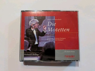 J. S. Bach CD Die Motetten The Motets Les Motets hänssler 2 CD Set H. Rilling