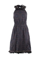 Chanel Fringed CC Paisley Print Halterneck Dress
