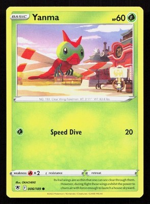 Pokemon YANMA 006/189 ASTRAL RADIANCE