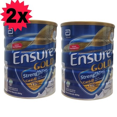 2 X Abbott Ensure Gold Vanilla 800g for Middle-Age & Elderly Express Shipping