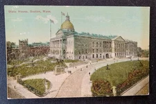 Postcard Boston MA Massachusetts State House Divided Back Vintage Antique 