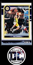 2024-25 Hoops Winter #49 T.J. McConnell Indiana Pacers Purple Logo