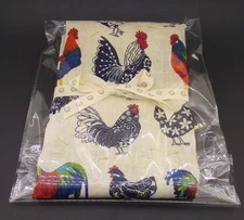 Rooster Chickens Tea Kitchen Towel by Ulster Weavers 100% Linen 17.5" x 27"