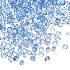 16800 Pcs Wedding Table Scatter Confetti Diamond, 3mm Fake Diamonds Deep Blue 