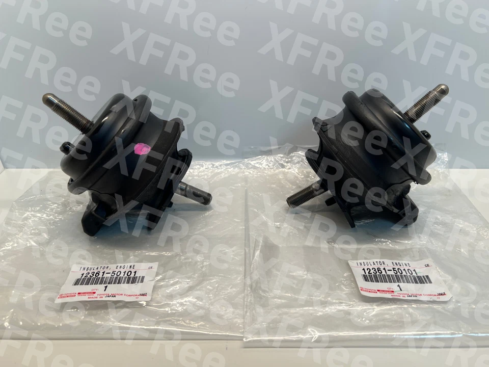 Juego aislador de montaje de motor delantero derecho y derecho TOYOTA LEXUS LS400 UCF20 90-00 genuino Foto 4 de 4