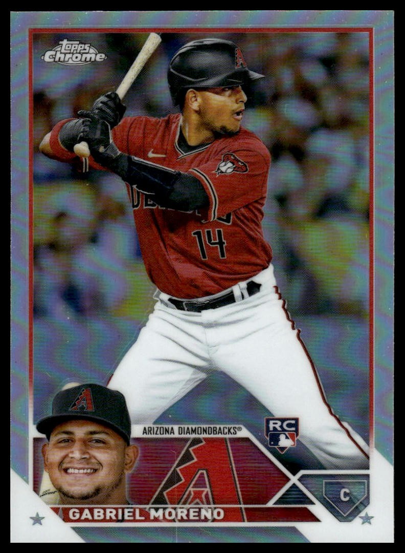 2023 Topps Chrome #189 Gabriel Moreno Refractors