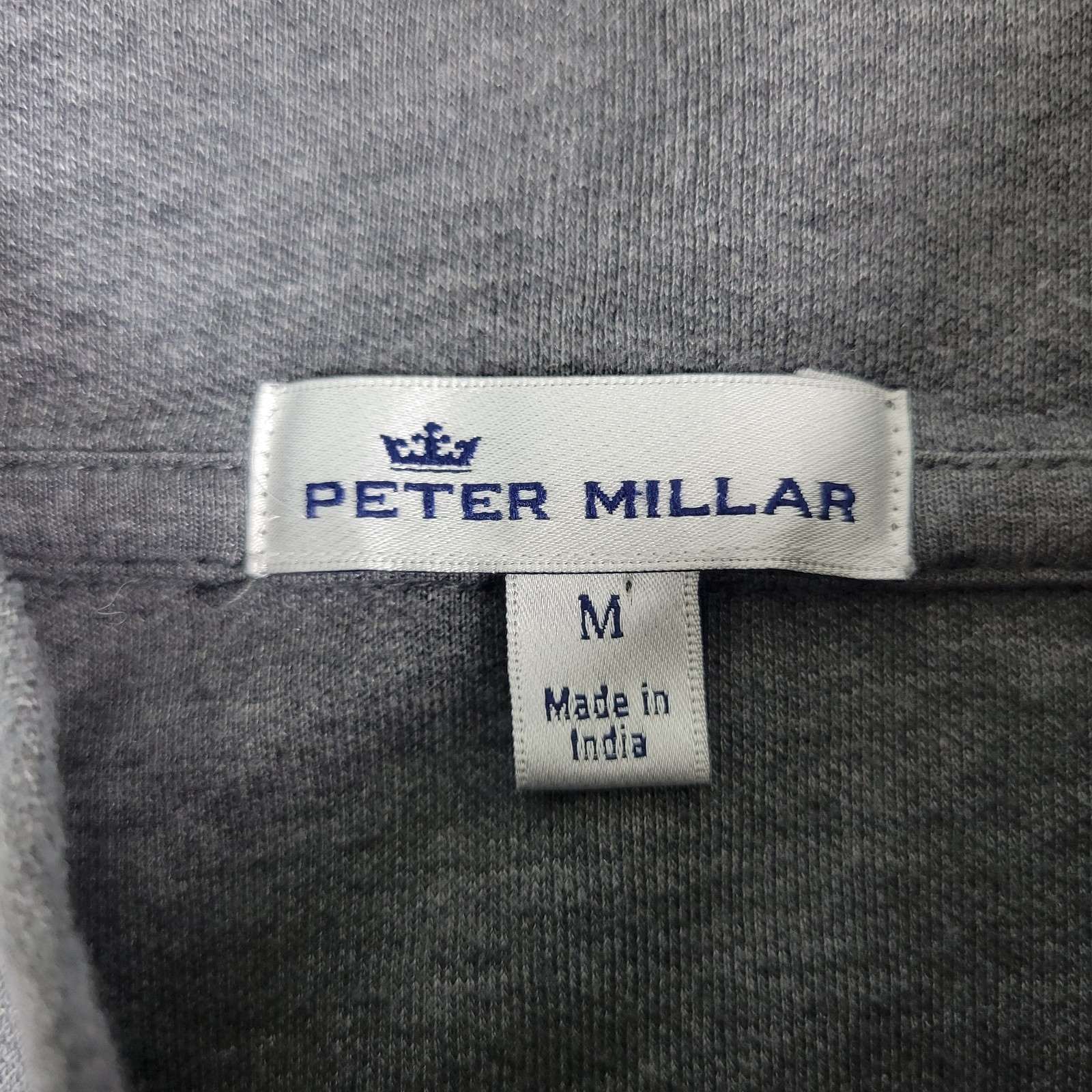 Peter Millar Mens Medium Solid Gray Performance S… - image 4
