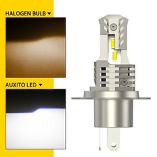 For Motorcycle H4 6000K Led Hi/Lo Beam Front Light Bulb Super Bright Headlight