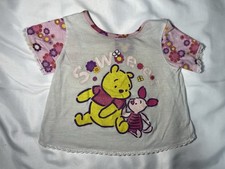 Vintage Disney Winnie the Pooh Piglet PJ Top 2T Sweet Graphic Shirt Toddler
